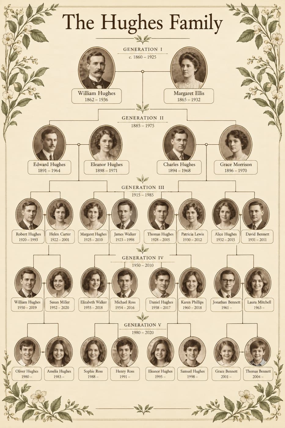 Four generations, poster