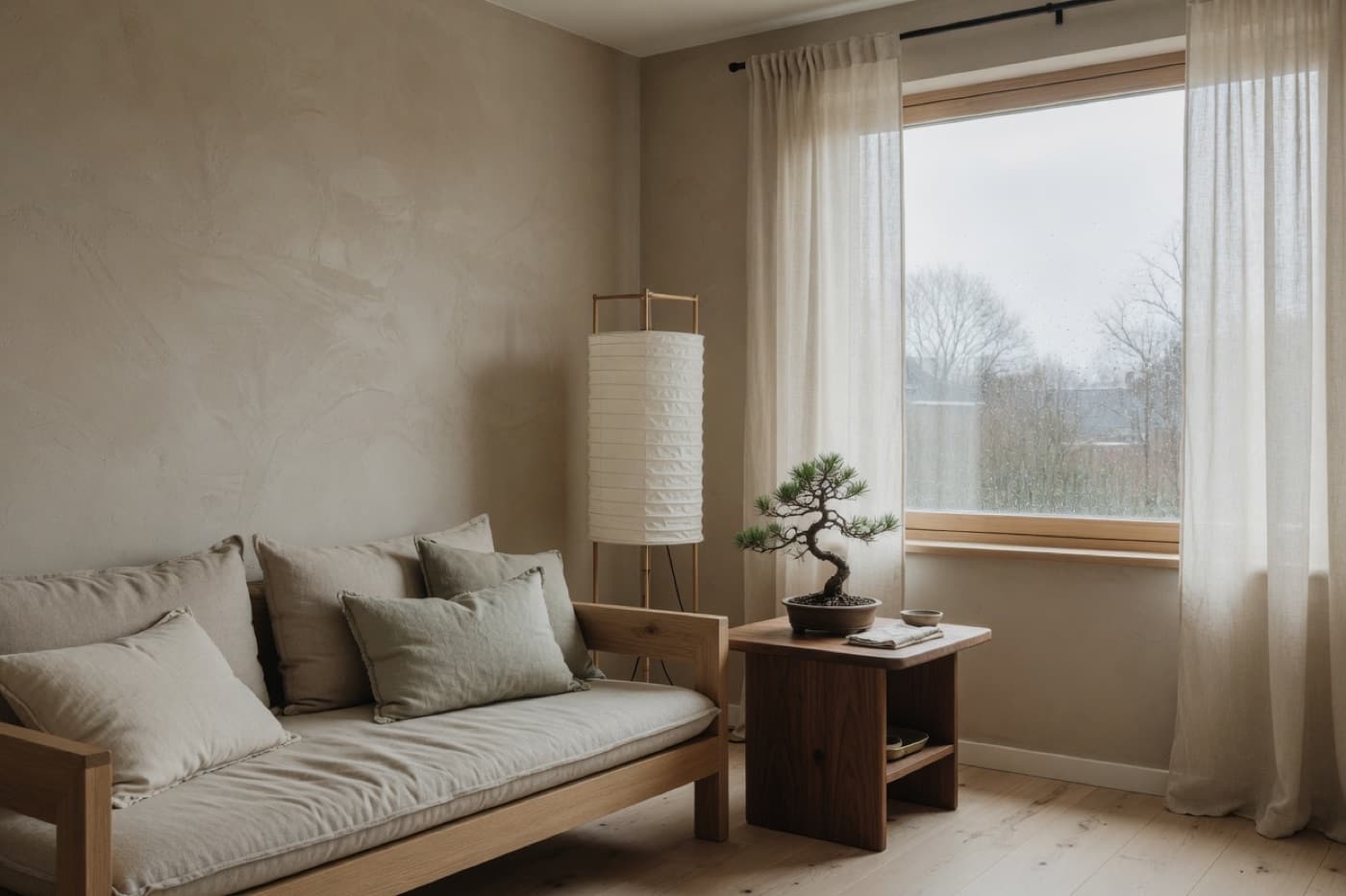 Living room, Japandi