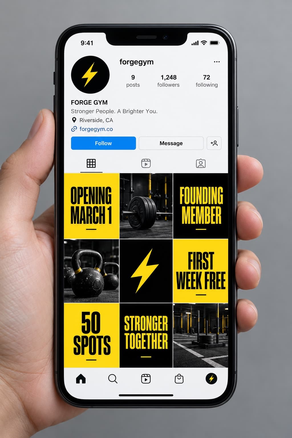 Gym, launch month
